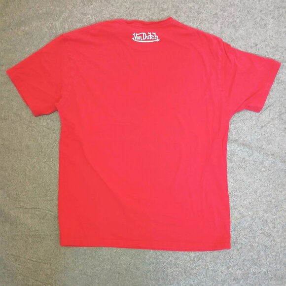 VON DUTCH  Y2K  Spellout Logo Retro T-shirt / T shirt - XL -Mens - Preowned - Picture 7 of 7